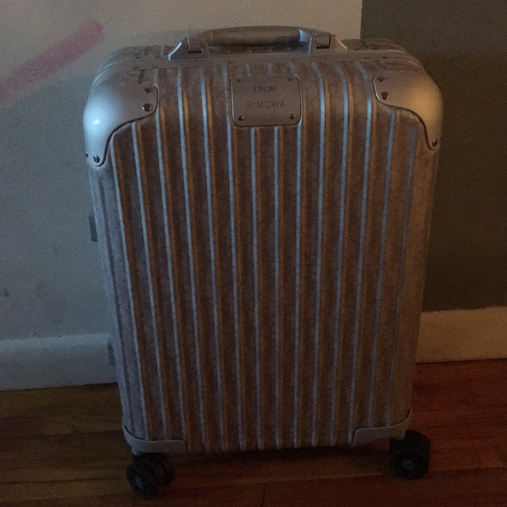 Dior rimowa suitcase